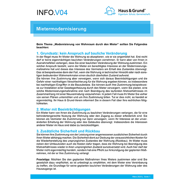 V04 Mietmodernisierung
