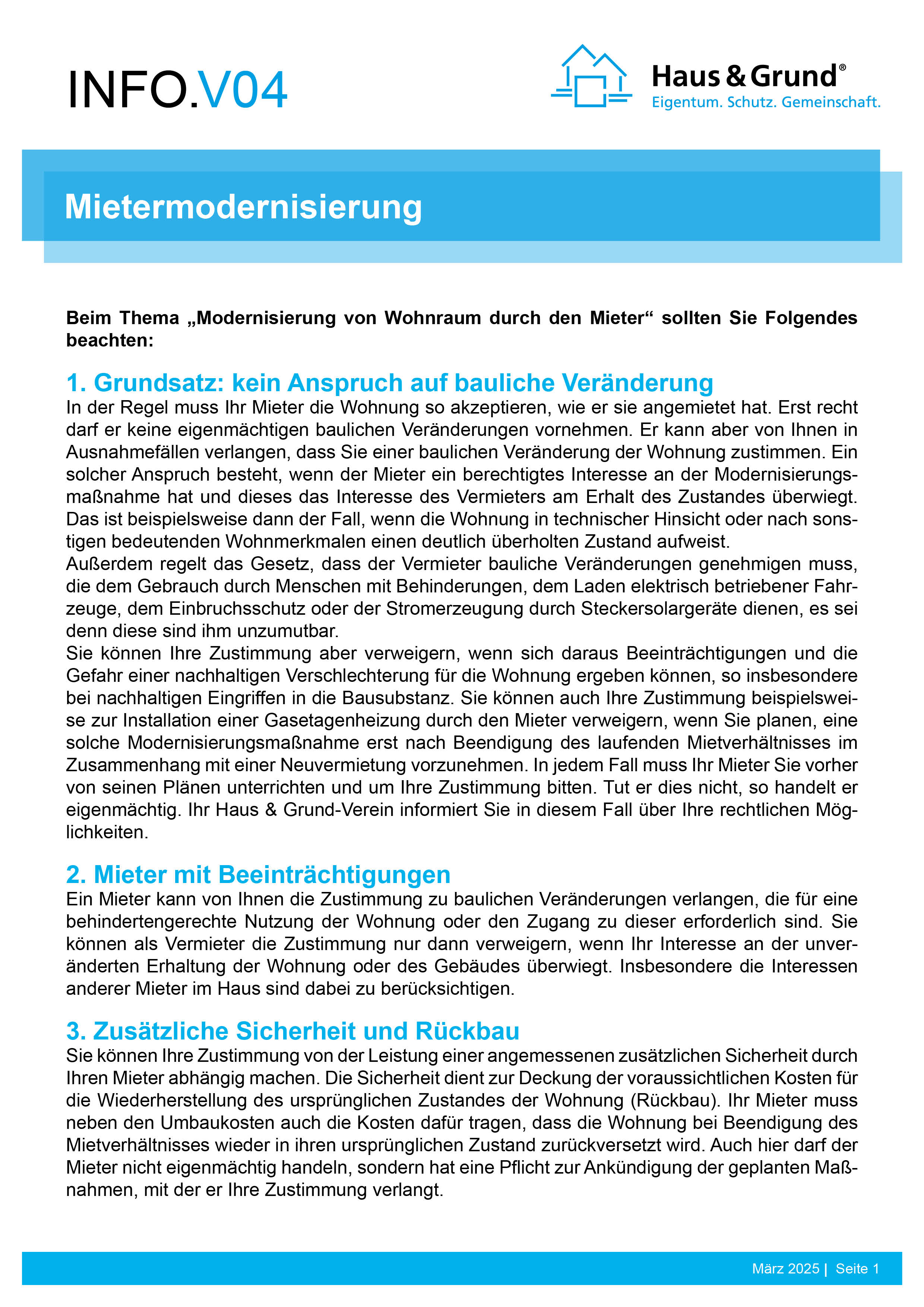 V04 Mietmodernisierung