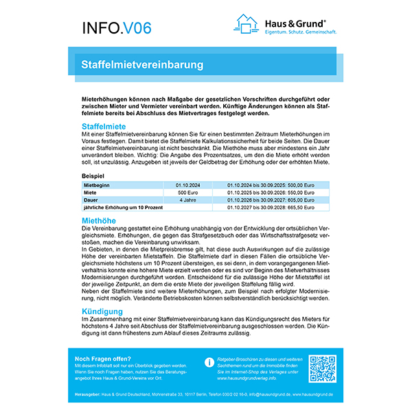 V06 Staffelmietvereinbarung