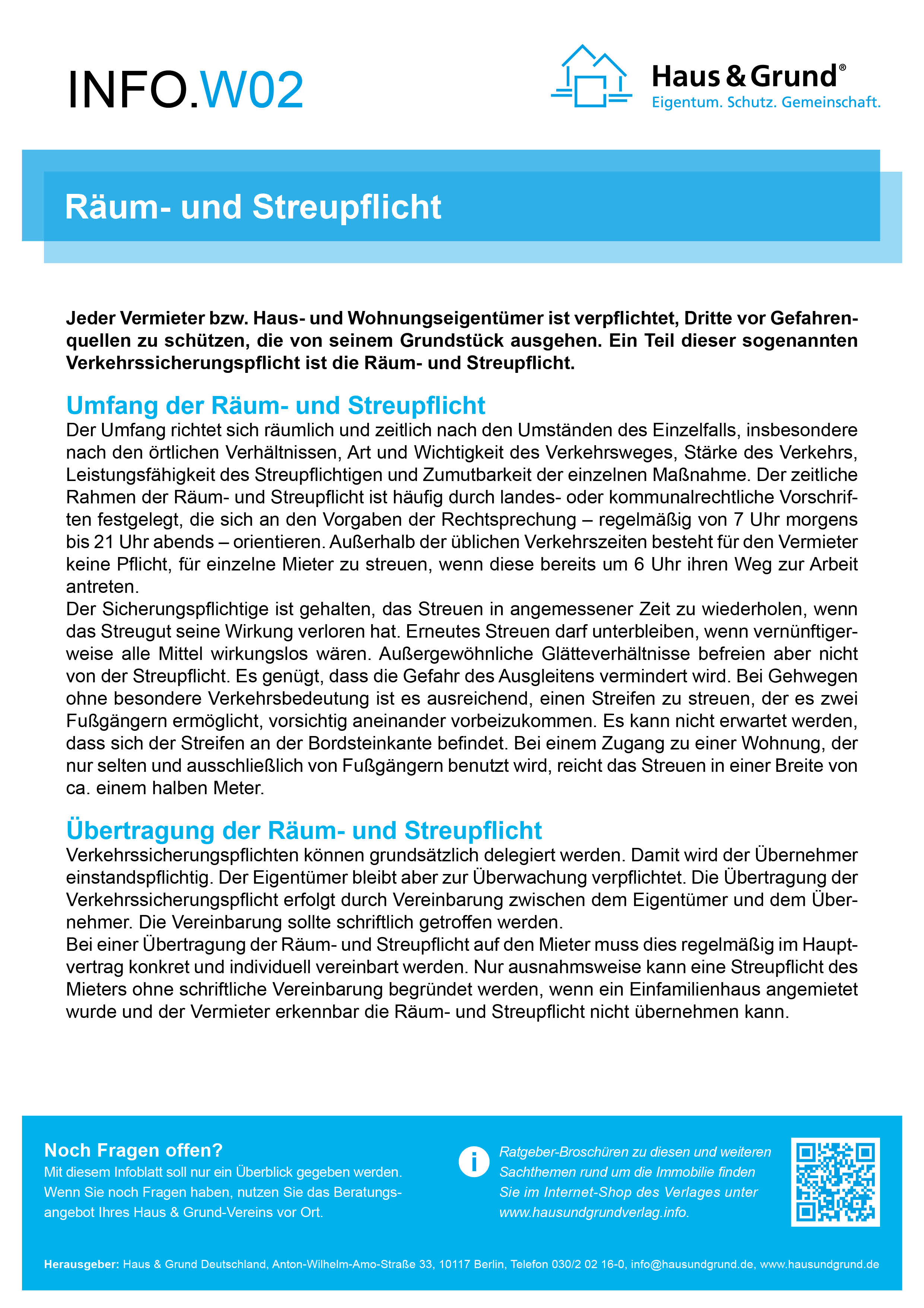 W02 Räum- und Streupflicht