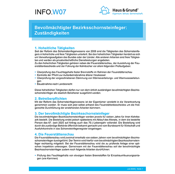 W07 Bevollmächtigter Bezirksschornsteinfeger