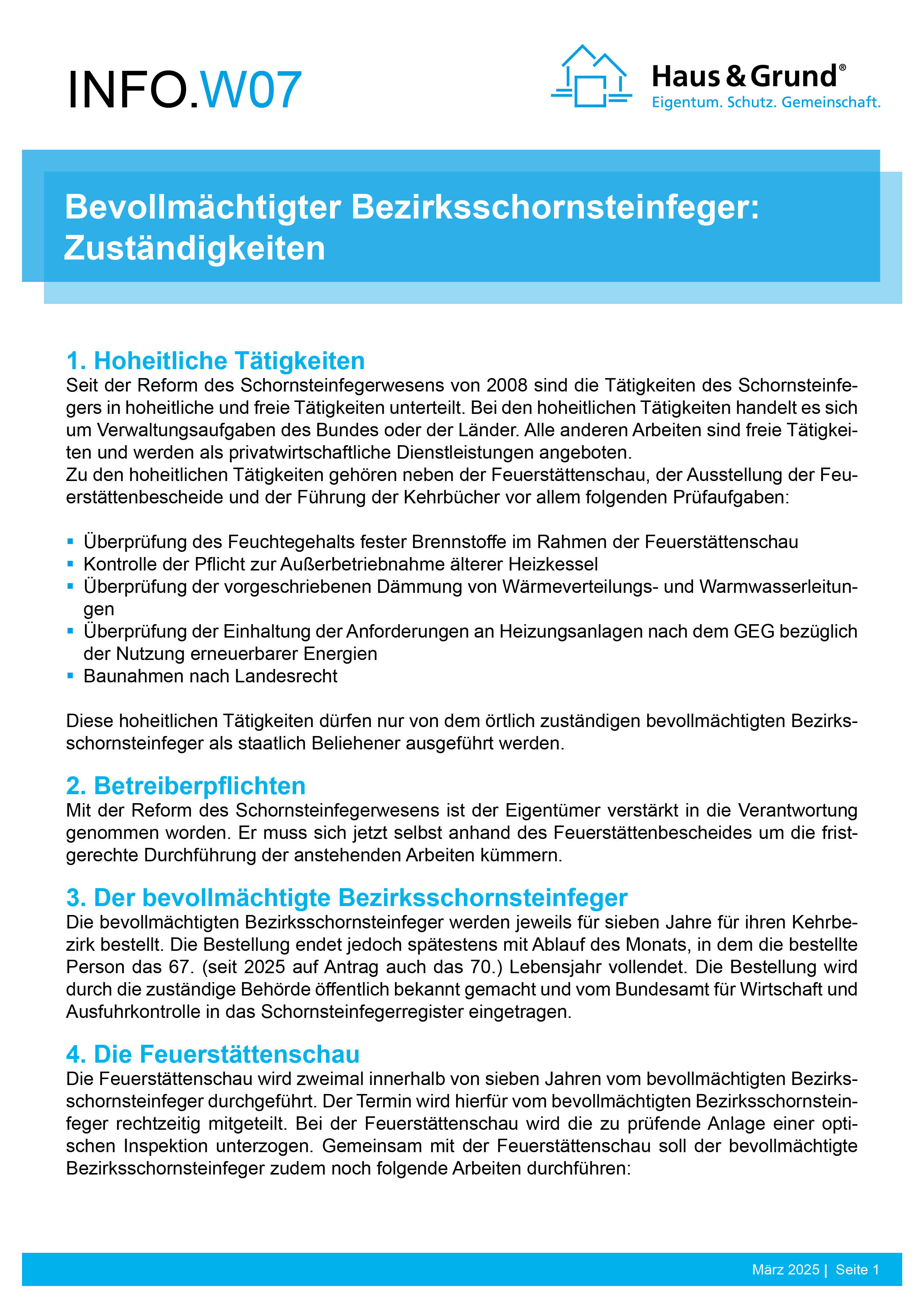 W07 Bevollmächtigter Bezirksschornsteinfeger