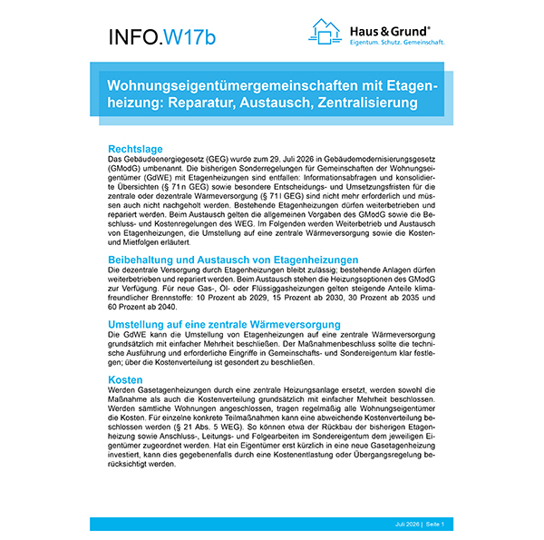 W17b GdWEs mit Etagenheizungen