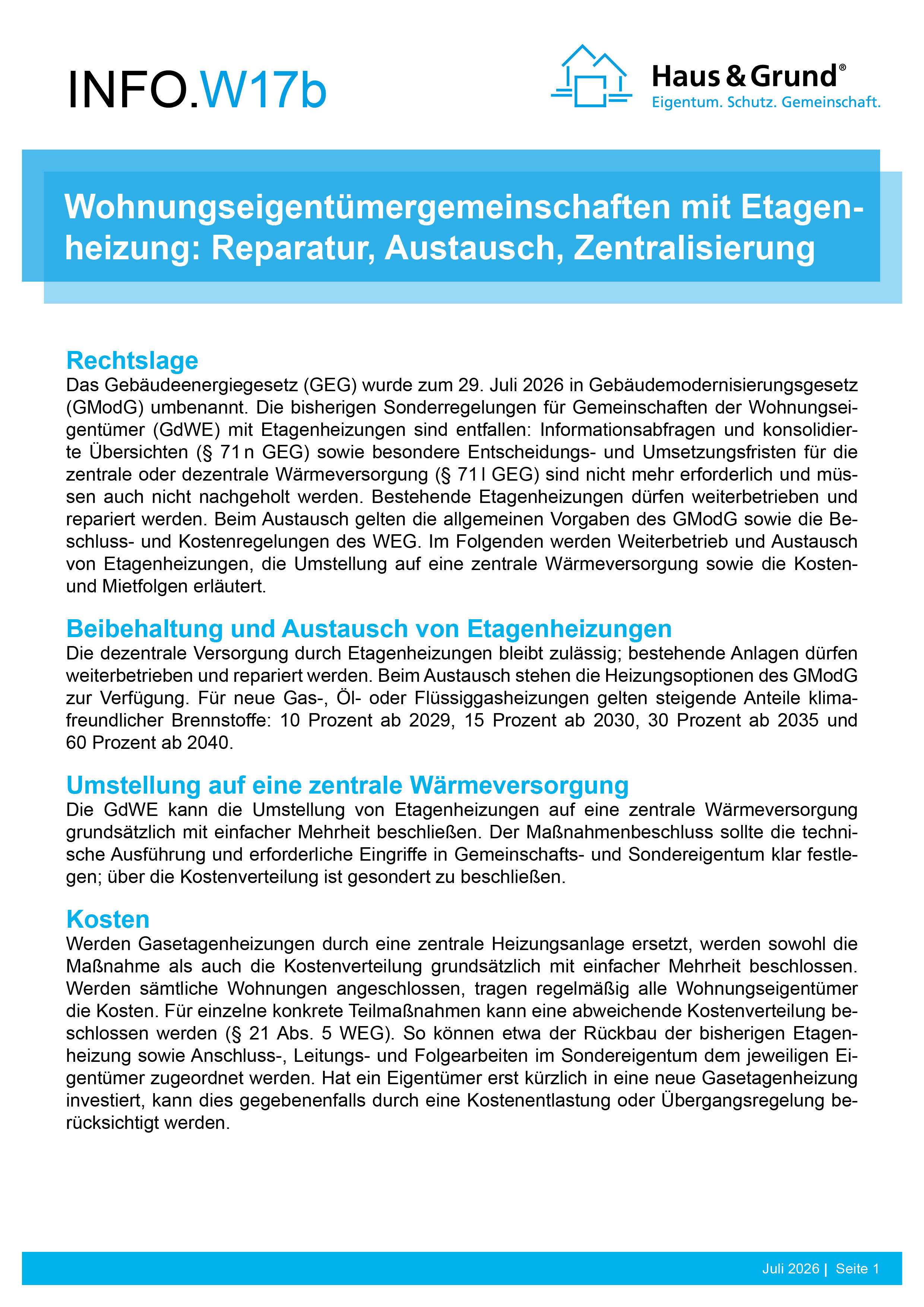 W17b GdWEs mit Etagenheizungen
