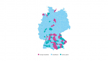 Bezahlbarkeit von Neuvertragsmieten auf Kreisebene zwischen 2015-2021 Bezahlbarkeit von Neuvertragsmieten auf Kreisebene zwischen 2015-2021