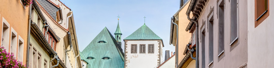 Stadtbild von Freiberg
