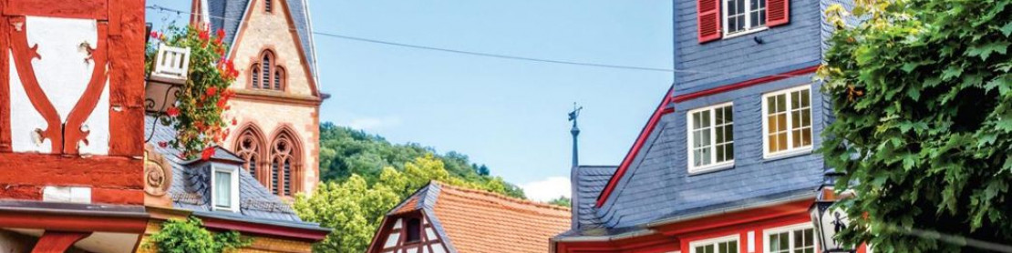 Ausschnitt Marktplatz Heppenheim an der Bergstraße