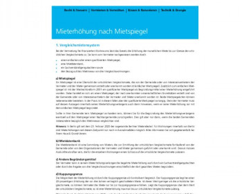 19 Mieterhöhung nach Mietspiegel