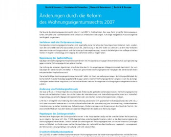 Infoblatter Haus Grund