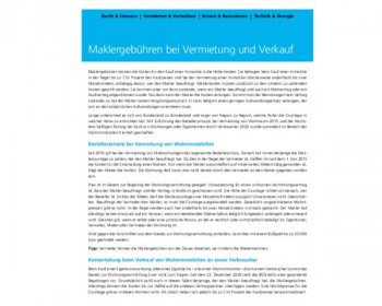 53 Maklergebühren bei Vermietung und Verkauf