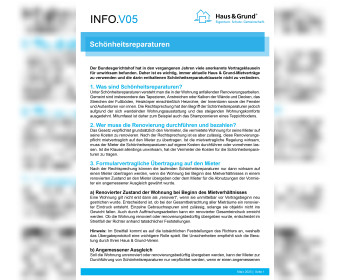 V05 Schönheitsreparaturen