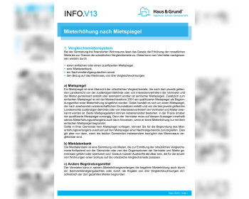 V13 Mieterhöhung nach Mietspiegel