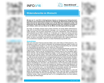 V16 Widerrufsrechte im Mietrecht