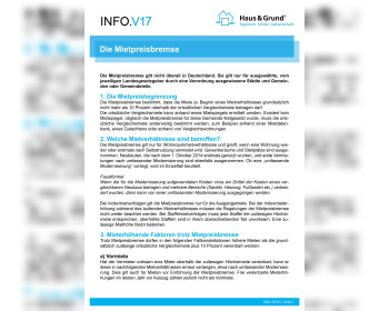 V17 Die Mietpreisbremse