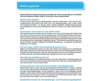 W04 Wohnungskauf