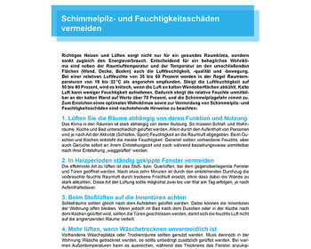 W05 Schimmelpilz- / Feuchtigkeitsschäden vermeiden