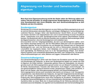 W12 Abgrenzung Sonder- und Gemeinschaftseigentum