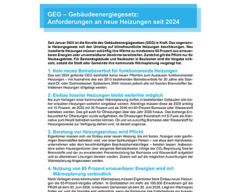 W17b GEG - Anforderungen an neue Heizungen