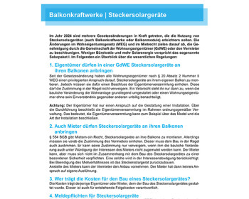 W18 Balkonkraftwerke - Steckersolargeräte