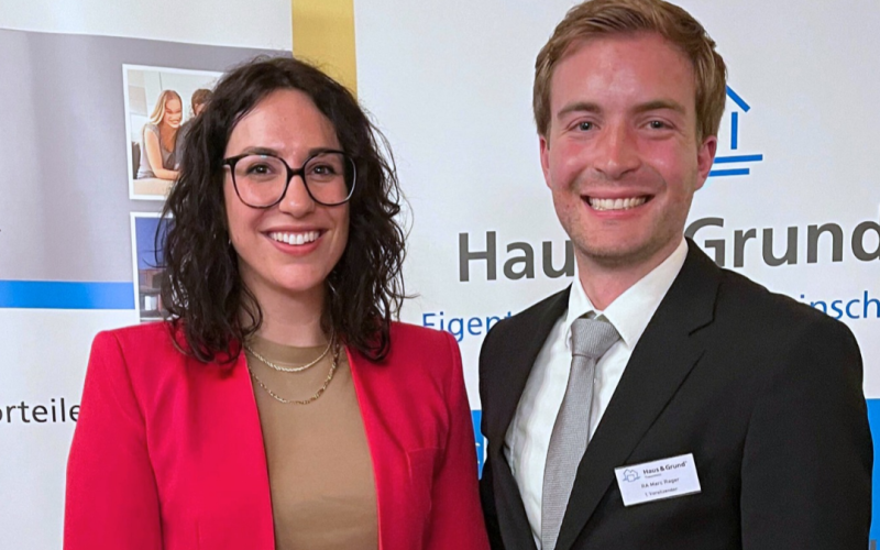 RAin Susanne Fischer, Syndikusanwältin Haus & Grund Bayern und RA Marc Rager, erster Vorstand