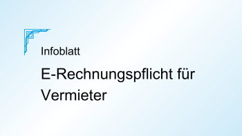 E-Rechnungspflicht für Vermieter