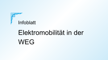Elektromobilität in der WEG