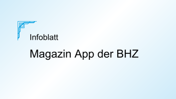 Magazin App der BHZ