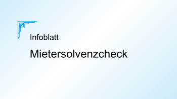 Mietersolvenzcheck