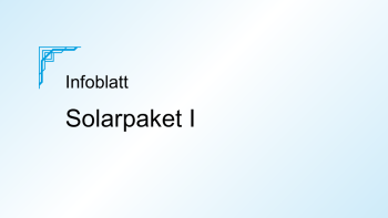 Solarpaket I
