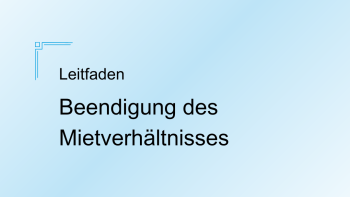 Beendigung des Mietverhältnisses