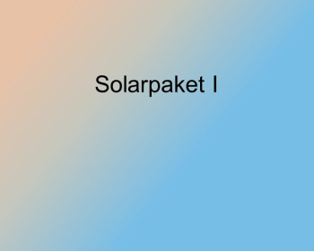 Solarpaket I
