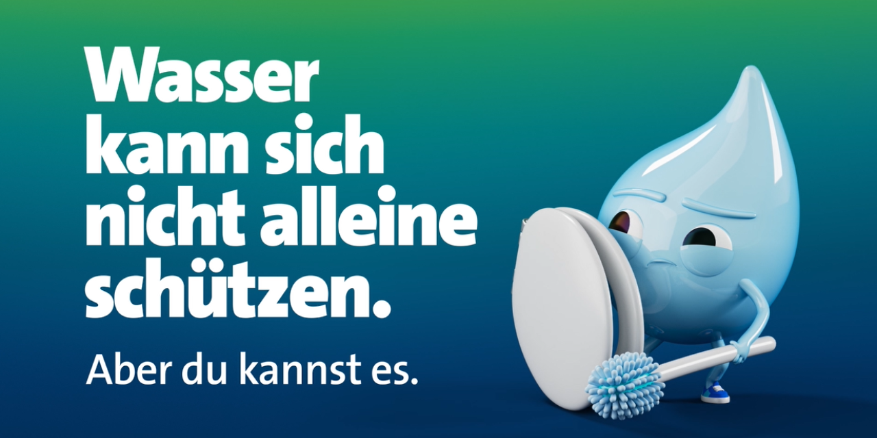 Kein Müll ins Klo! Kein Müll ins Klo!