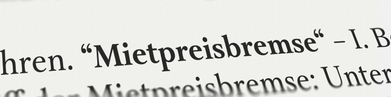 Mietpreisbremse