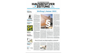 Norddeutsche Hausbesitzerzeitung Januar 2022 Norddeutsche Hausbesitzerzeitung Januar 2022