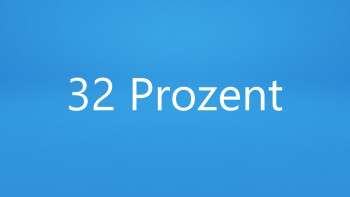 32 Prozent 32 Prozent