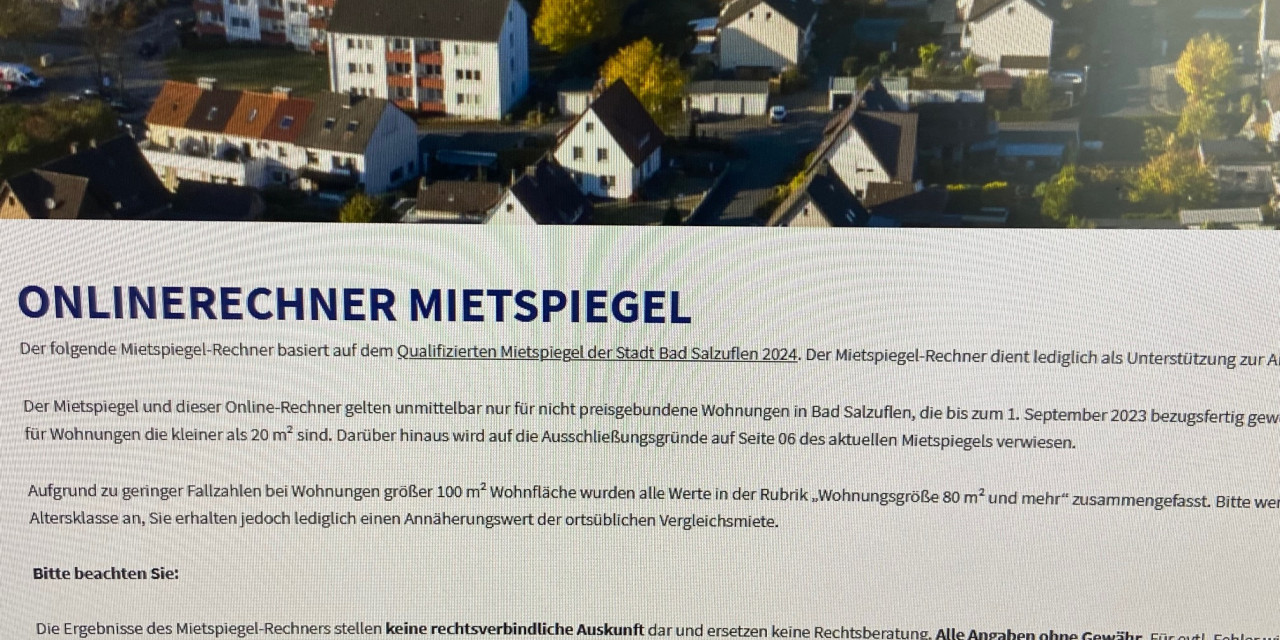Mietpreisrechner 2024