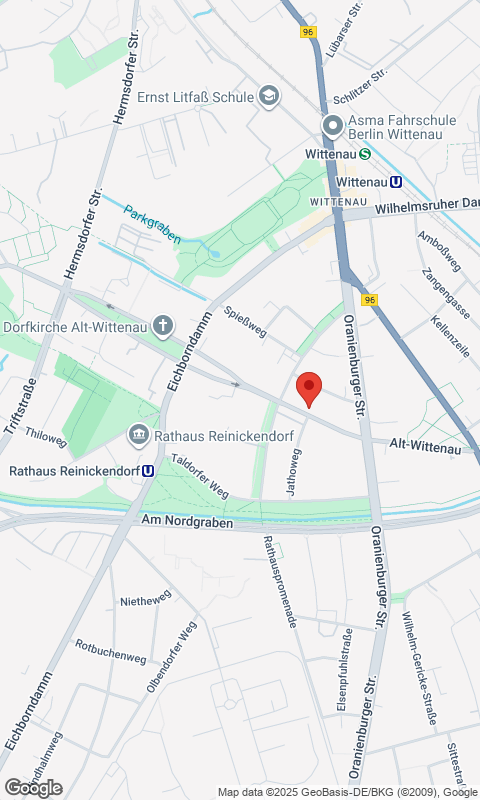 Karte Standort Haus & Grund Reinickendorf