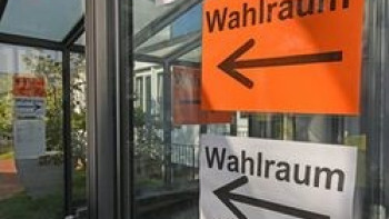 Wahlraum Hinweisschilder Wahlraum Hinweisschilder