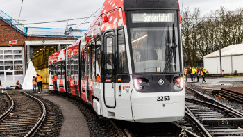 Eingegleist skoda bahn_-2 auf Jungfernfahrt Eingegleist skoda bahn_-2 auf Jungfernfahrt