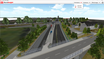 Neuer Bahnhof Vilich DBinfraGO Blick von der Schultheißstraße nach Süden Neuer Bahnhof Vilich DBinfraGO Blick von der Schultheißstraße nach Süden