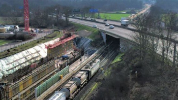 Blick auf die A 59 MB