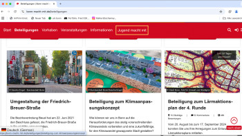 Elektronische Kommunikation mit der Stadt