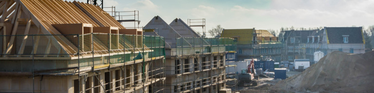 Baustelle Wohnungsbau