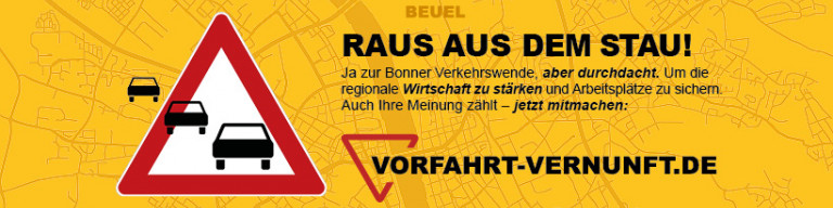 Banner Raus aus dem Stau Banner Raus aus dem Stau