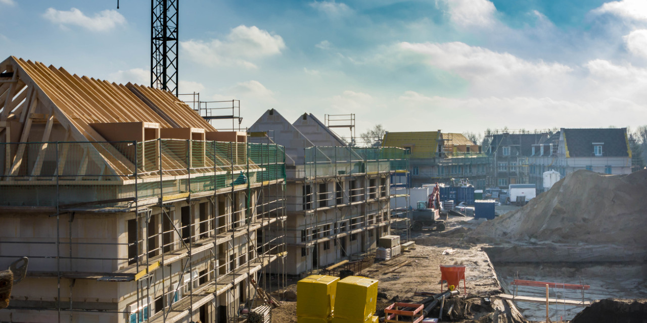 Baustelle Wohnungsbau
