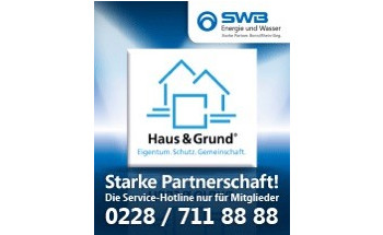 SWB-Hotline für Haus & Grund-Mitglieder SWB-Hotline für Haus & Grund-Mitglieder