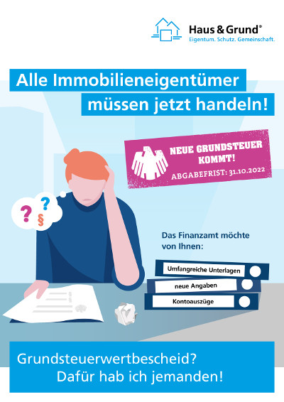 Plakat Kampagne Grundsteuer Plakat Kampagne Grundsteuer