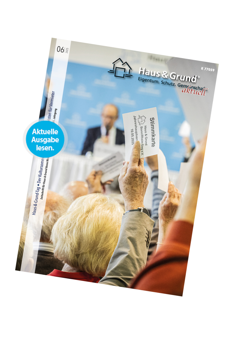Haus & Grund aktuell Cover 6/2025