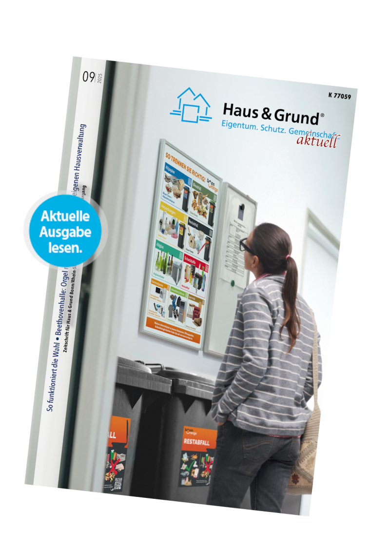 Haus & Grund aktuell Cover 9/2025