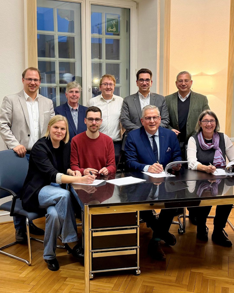 Kooperationsvereinbarung Unterzeichnung